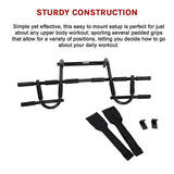 Gym Equipment & Accessories: Professional Doorway Pull Up Bar  Chin Up Gym Exercise Bar for Home Workouts