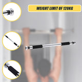Gym Equipment & Accessories: Portable Doorway Chin Up Bar  Pull Up & Upper Body Training Home Gym