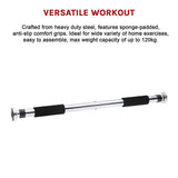 Gym Equipment & Accessories: Portable Doorway Chin Up Bar  Pull Up & Upper Body Training Home Gym