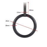 Gym Equipment & Accessories: Gymnastic Rings  Adjustable Exercise Training Rings for Home & CrossFit Workouts