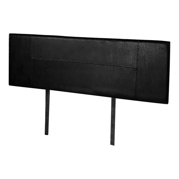 PU Leather Queen Bed Headboard Bedhead - Black