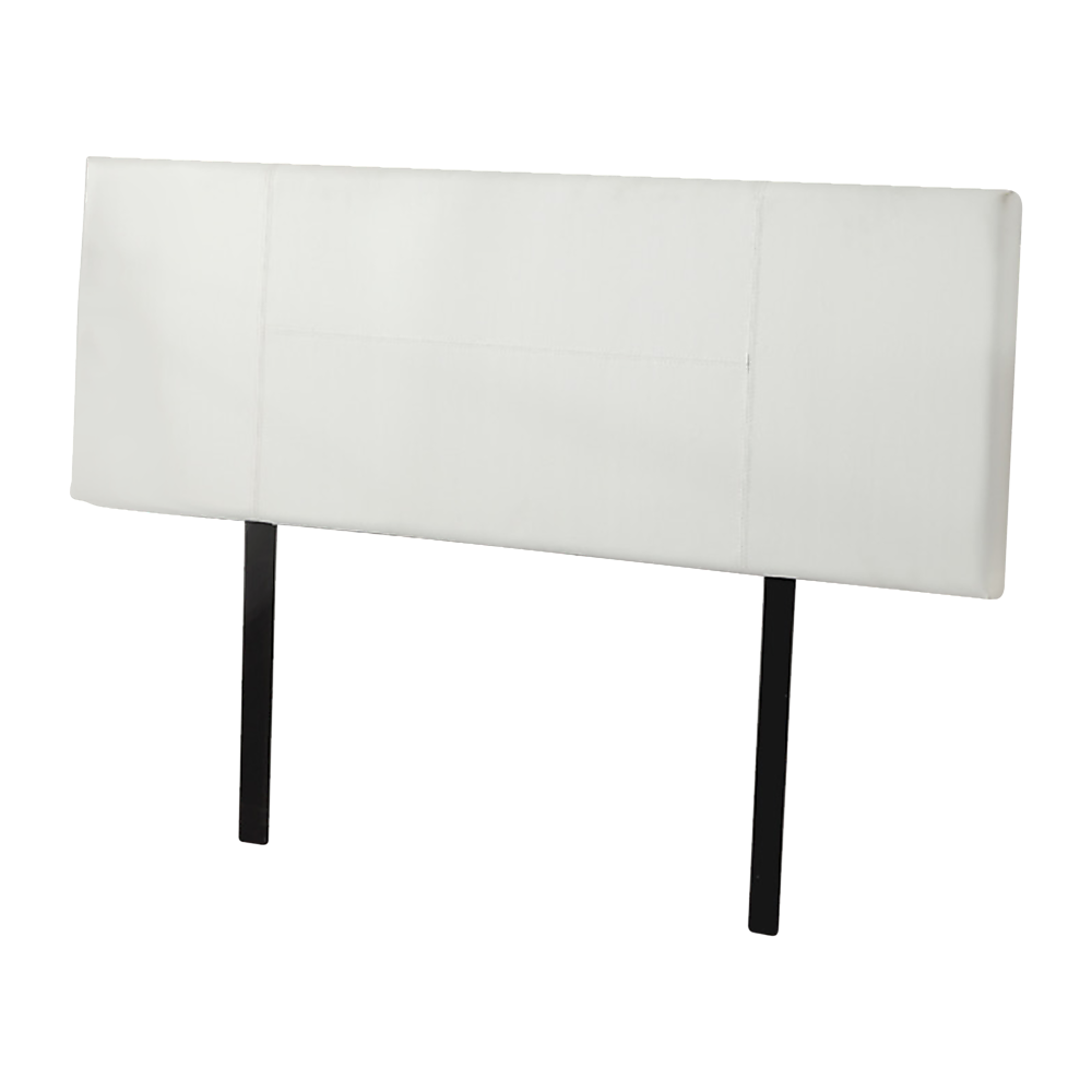 Headboards: PU Leather Queen Bed Headboard Bedhead - White