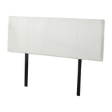 Headboards: PU Leather Queen Bed Headboard Bedhead - White