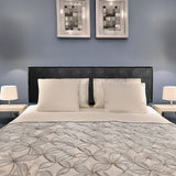 Headboards: PU Leather King Bed Headboard Bedhead - Black
