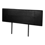 Headboards: PU Leather King Bed Headboard Bedhead - Black