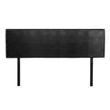 Headboards: PU Leather King Bed Headboard Bedhead - Black
