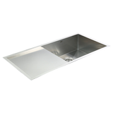 960x450mm Handmade Stainless Steel Undermount / Topmount Kitchen Sink with Waste