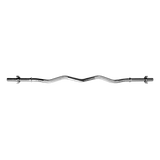 Gym Equipment & Accessories: Heavy Duty EZ Curl Barbell  Weightlifting Bar with Spinlock Collars for Gym Training