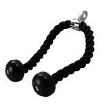 Gym Equipment & Accessories: Tricep Pulldown Rope  Heavy Duty Cable Machine Attachment for Gym & Home Workout