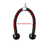 Gym Equipment & Accessories: Tricep Pulldown Rope  Heavy Duty Cable Machine Attachment for Gym & Home Workout