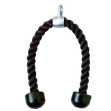 Gym Equipment & Accessories: Tricep Pulldown Rope  Heavy Duty Cable Machine Attachment for Gym & Home Workout