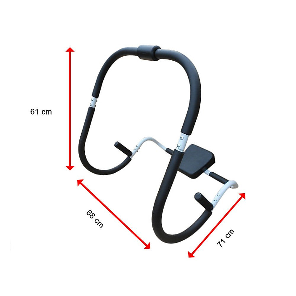 Gym Equipment & Accessories: Ab Crunch Machine  Abdominal Exercise Roller with Digital Computer for Core Training