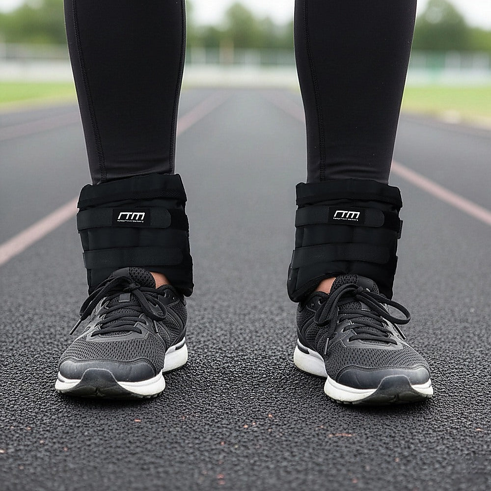 Free Weights: 10kg Adjustable Ankle/Wrist Weight Straps