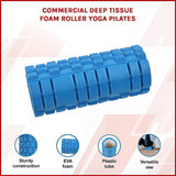 Yoga & Pilates: Commercial Deep Tissue Foam Roller Yoga Pilates