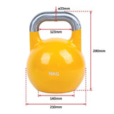 8KG, 12KG, 16KG Pro-Grade Steel KettleBell Set