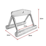 Gym Equipment & Accessories: Close Grip Seated Row Handle  Triangle Cable Attachment Bar for Gym Machines