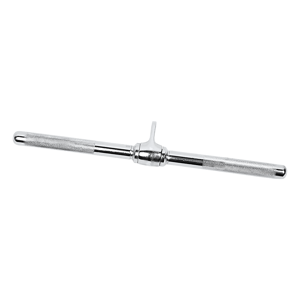 Gym Equipment & Accessories: Revolving Straight Bar  Gym Cable Attachment for Tricep, Bicep & Pulley Workouts
