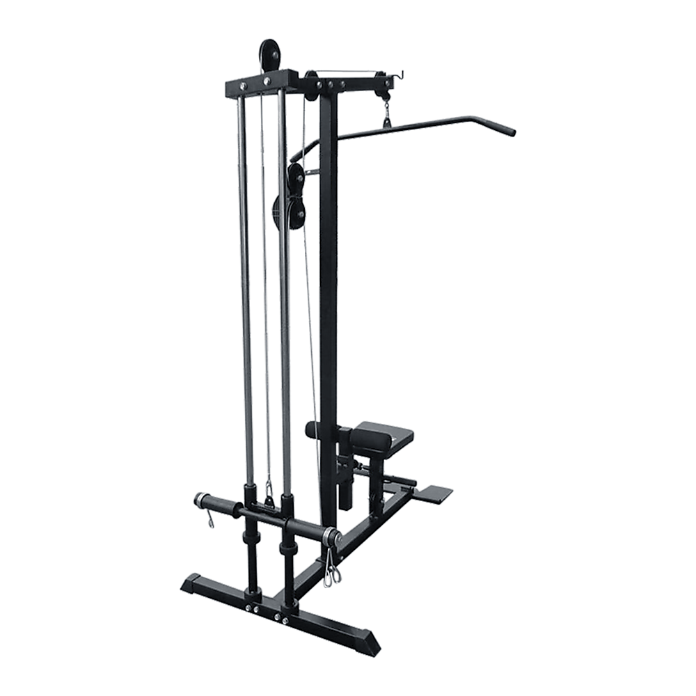 Gym Equipment & Accessories: Lat Pulldown Low Row Fitness Machine  Home Gym Strength Trainer