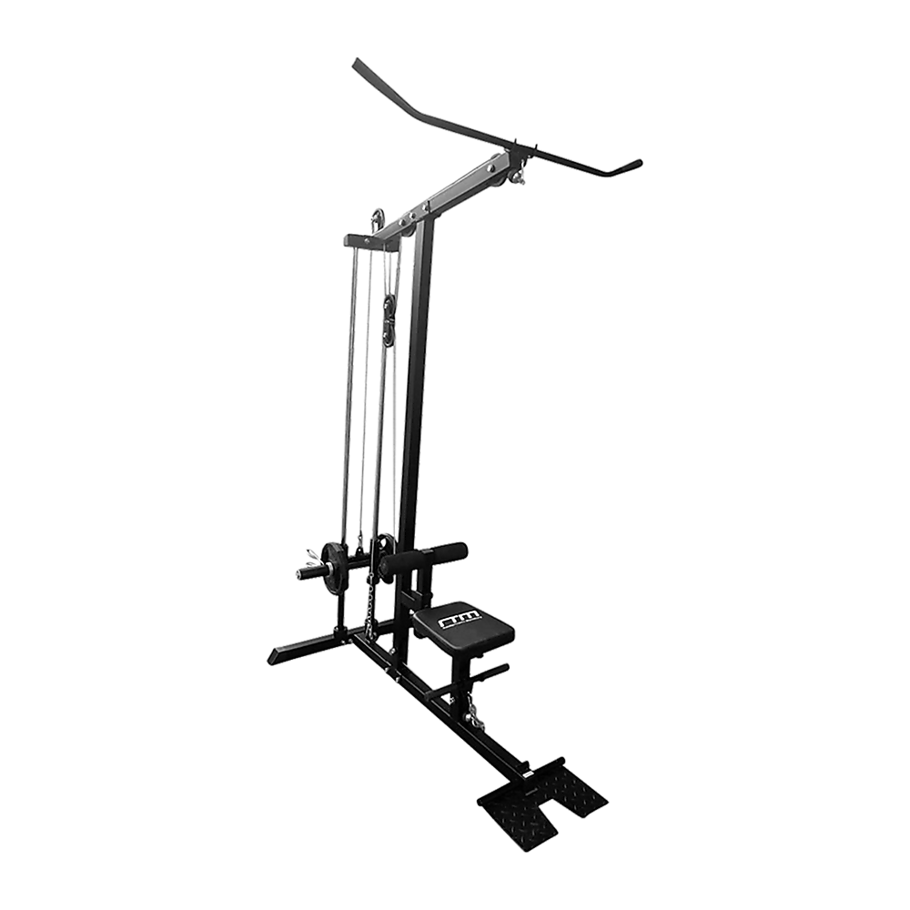 Gym Equipment & Accessories: Lat Pulldown Low Row Fitness Machine  Home Gym Strength Trainer