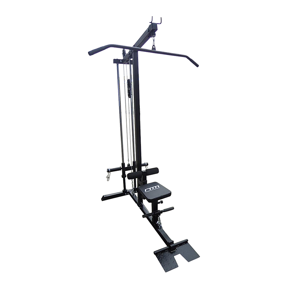 Gym Equipment & Accessories: Lat Pulldown Low Row Fitness Machine  Home Gym Strength Trainer