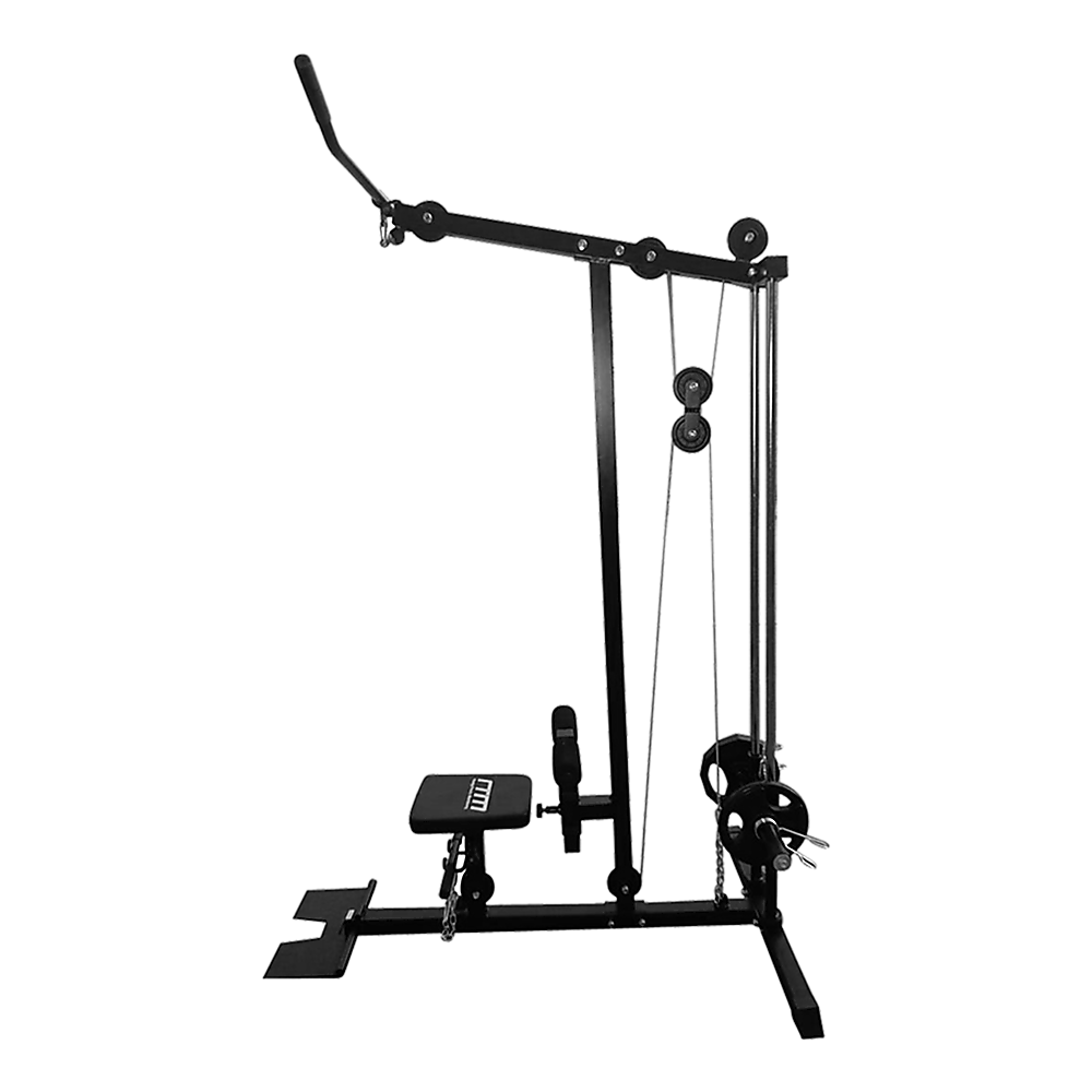 Gym Equipment & Accessories: Lat Pulldown Low Row Fitness Machine  Home Gym Strength Trainer