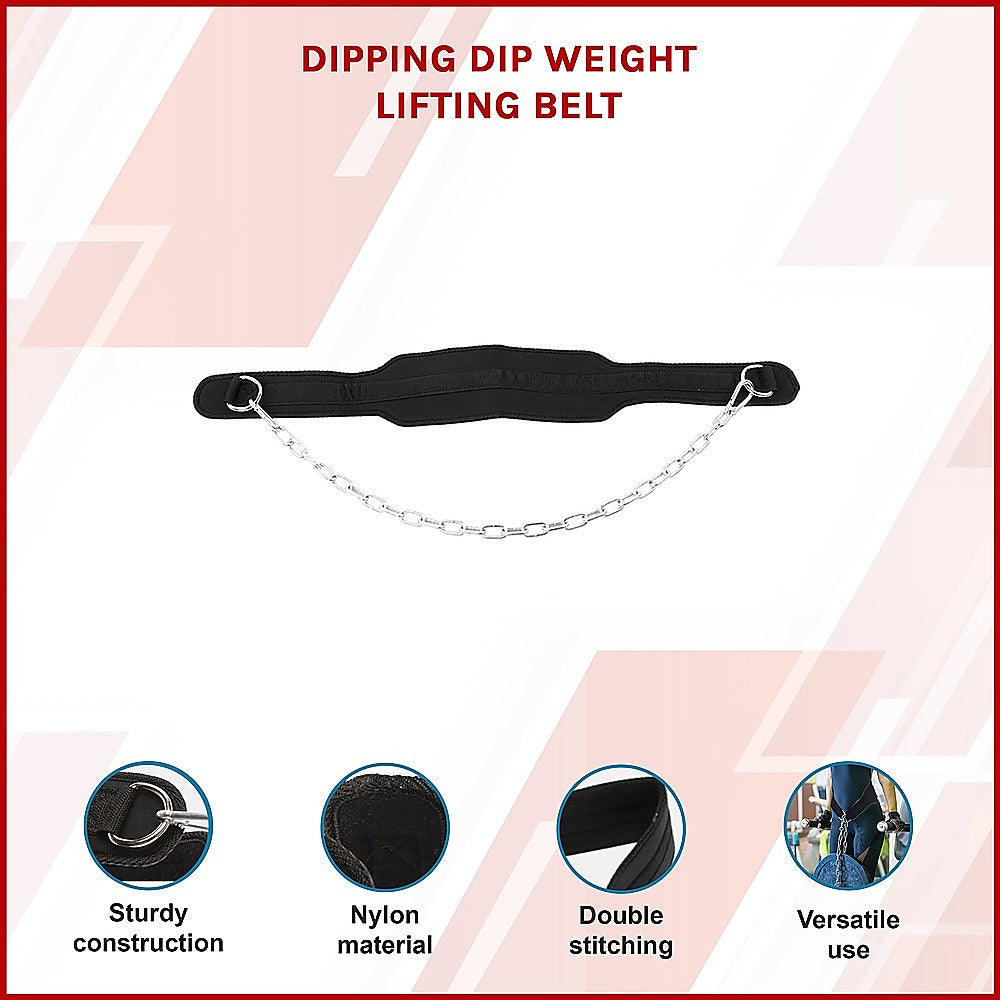 Gym Equipment & Accessories: Dipping Dip Weight Lifting Belt