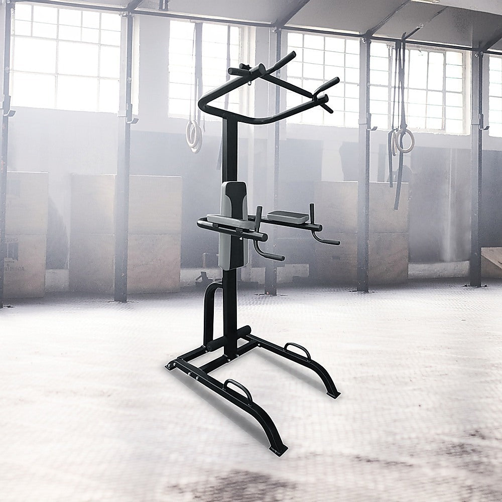 Gym Equipment & Accessories: Power Tower Chin Up Dip Pull Push Up Machine