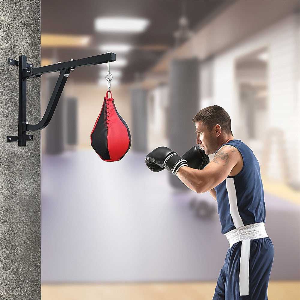 Boxing & Martial Arts: Boxing Punching Bag Wall Pivot Rack  Swivel Mount for Home Gym