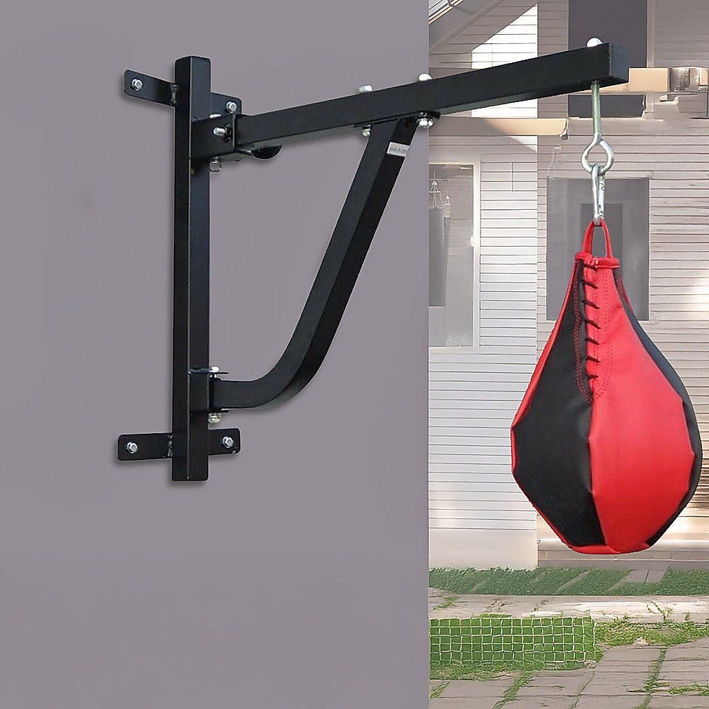 Boxing & Martial Arts: Boxing Punching Bag Wall Pivot Rack  Swivel Mount for Home Gym