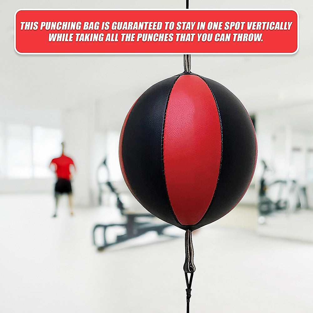 Boxing & Martial Arts: Floor to Ceiling Ball Boxing Punching Bag  Speed Reaction Training Equipment