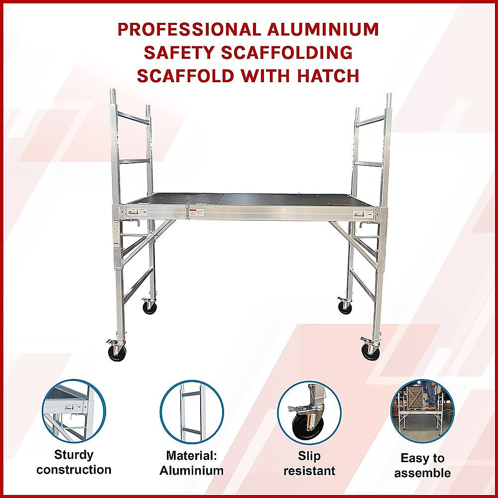 Ladders & Scaffolding: Professional Aluminium Safety Scaffolding Scaffold With Hatch