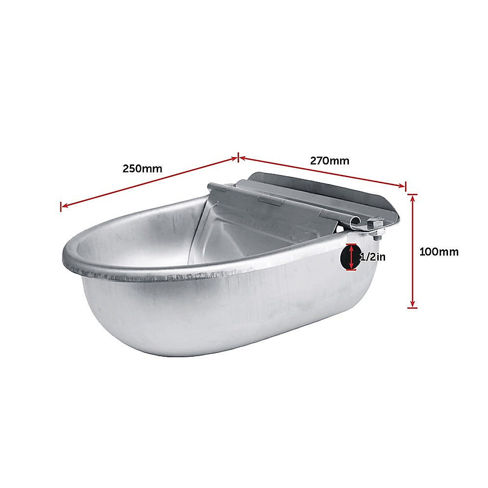 Pet Grooming Supplies: Automatic Water Trough Stainless Steel 304 Bowl