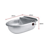 Pet Grooming Supplies: Automatic Water Trough Stainless Steel 304 Bowl