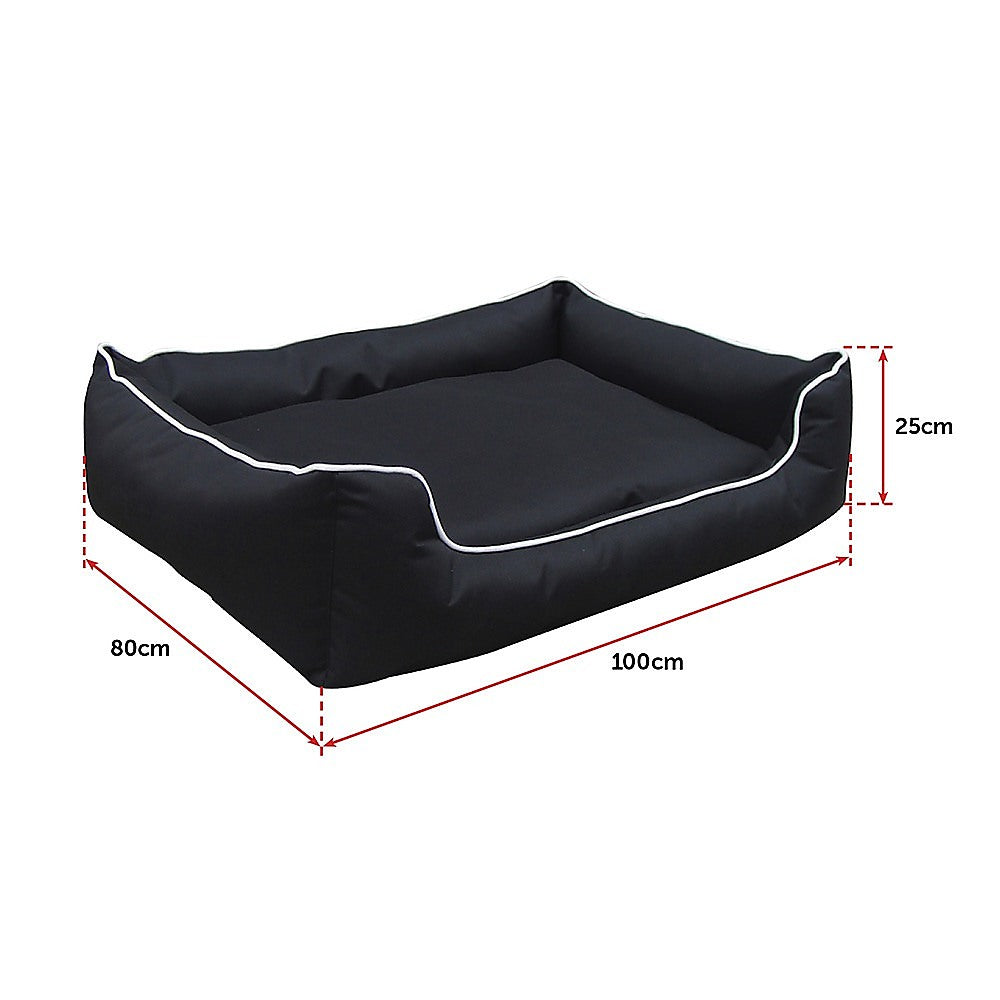 Dog Beds: 100cm x 80cm Heavy Duty Waterproof Dog Bed
