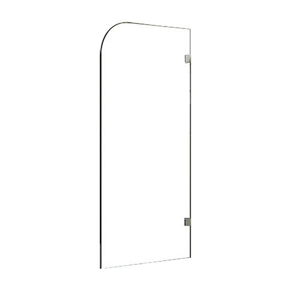 700 x 1450mm Frameless Bath Panel 10mm Glass Shower Screen By Della Francesca