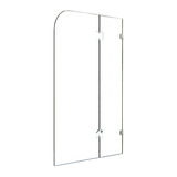 1200 x 1450mm Frameless Bath Panel 10mm Glass Shower Screen By Della Francesca