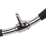 Gym Equipment & Accessories: Randy & Travis Rubber-Coated Revolving Curl Row Bar Attachment for Gyms