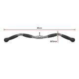 Gym Equipment & Accessories: Randy & Travis Rubber-Coated Revolving Curl Row Bar Attachment for Gyms