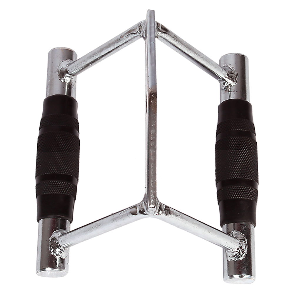 Gym Equipment & Accessories: Randy & Travis Rubber-Coated Close-Grip Triangle Attachment