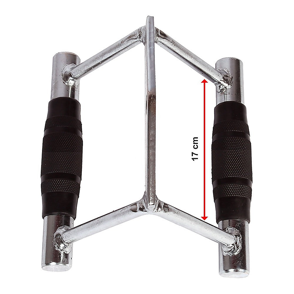 Gym Equipment & Accessories: Randy & Travis Rubber-Coated Close-Grip Triangle Attachment