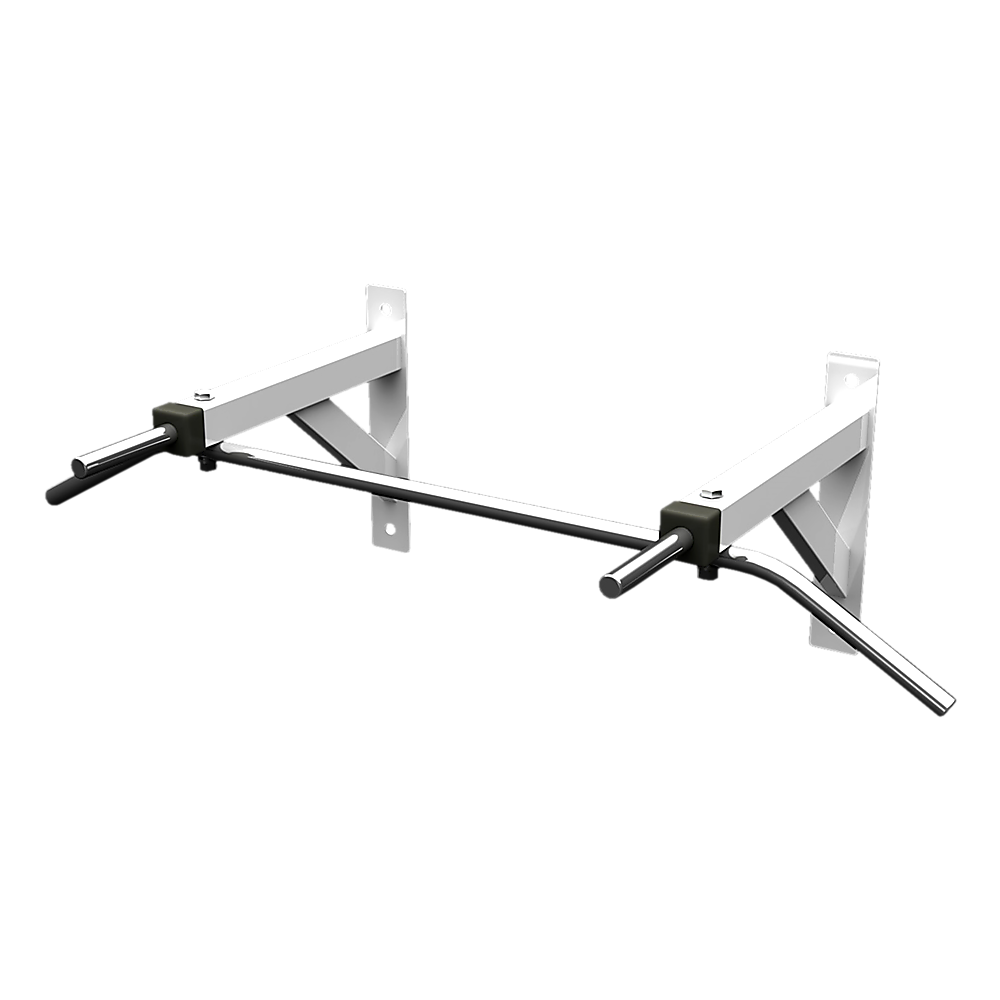 Gym Equipment & Accessories: Wall Mounted Chin Up Pull Up Bar  Heavy Duty Home Gym Strength Training