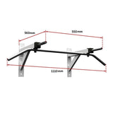 Gym Equipment & Accessories: Wall Mounted Chin Up Pull Up Bar  Heavy Duty Home Gym Strength Training