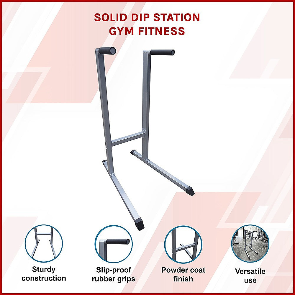 Gym Equipment & Accessories: Solid Dip Station Gym Fitness