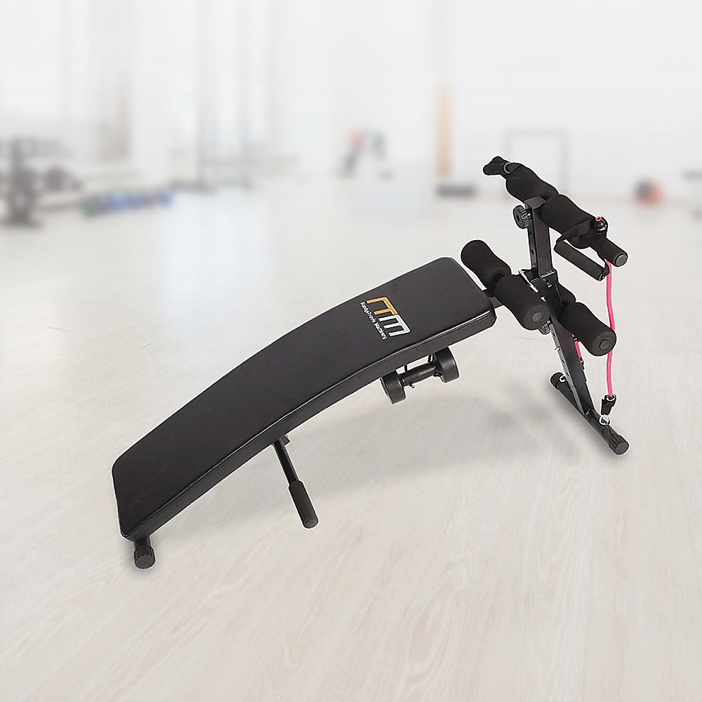 Gym Equipment & Accessories: Foldable Incline Sit Up Bench