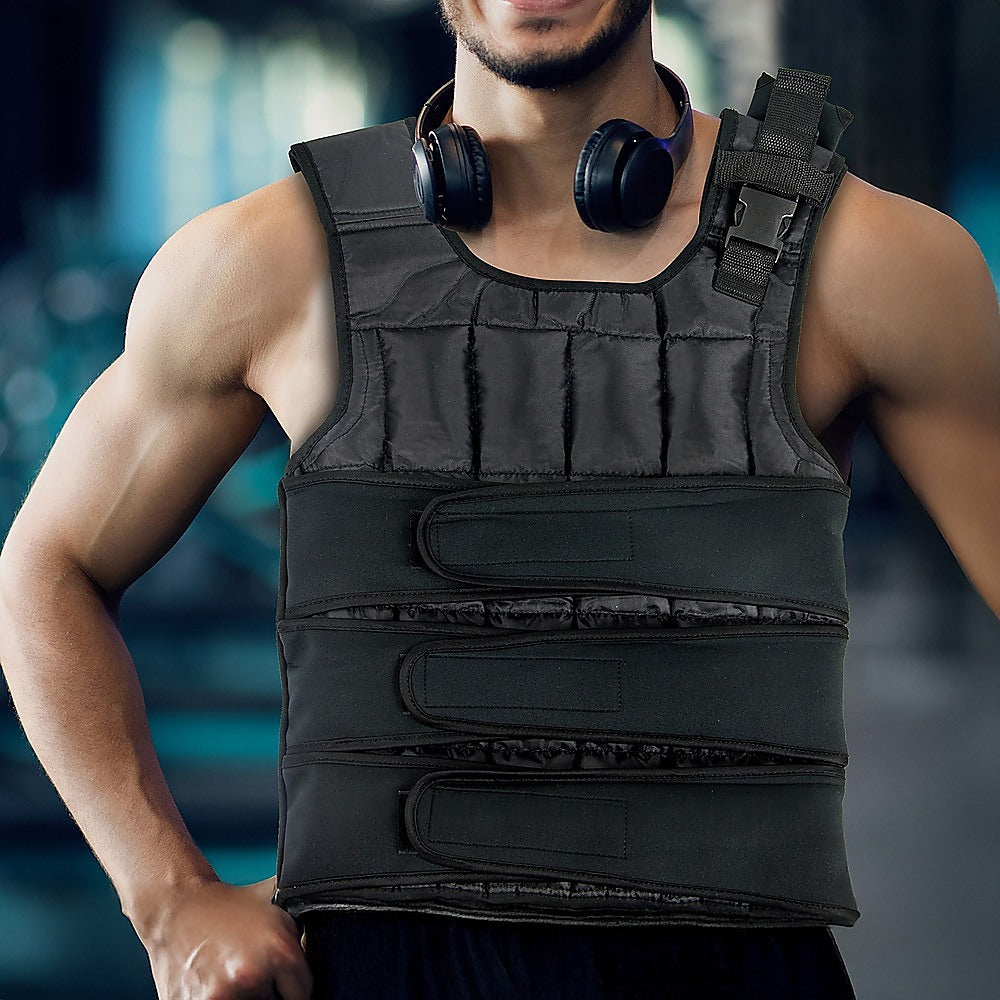 Weightlifting Machines & Racks: 20Kg Adjustable Weighted Training Vest