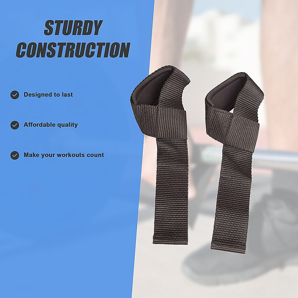 Gym Equipment & Accessories: Weightlifting Straps Bodybuilding Wrist Support