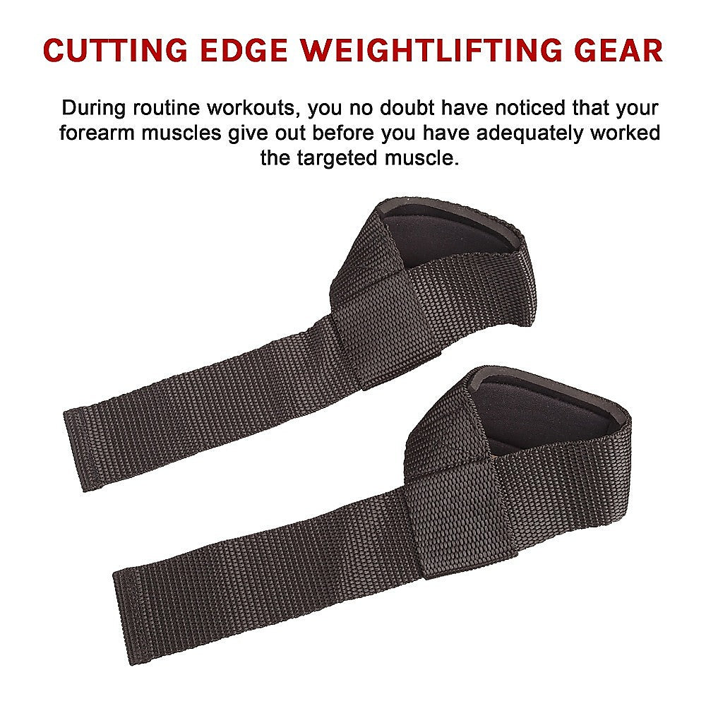 Gym Equipment & Accessories: Weightlifting Straps Bodybuilding Wrist Support