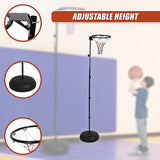 Netball & Netball Accessories: Netball Ring with Stand Portable Pole Height Adjustable