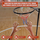 Netball & Netball Accessories: Netball Ring with Stand Portable Pole Height Adjustable