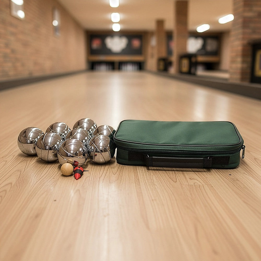 Activity Games: Deluxe Boules Bocce 8 Alloy Ball Set